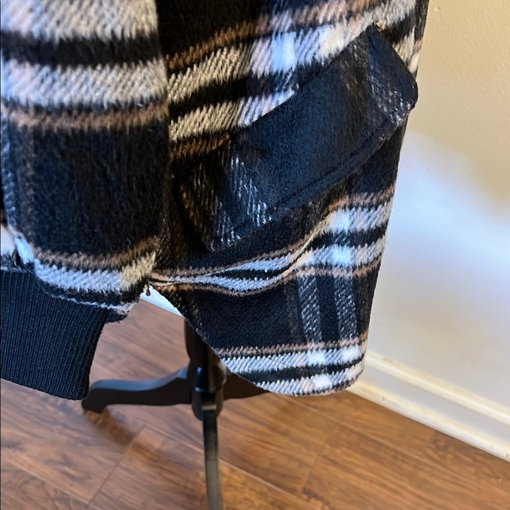 Women’s Steve Madden Wool & Cotton Black Coat - Picture 5 of 13